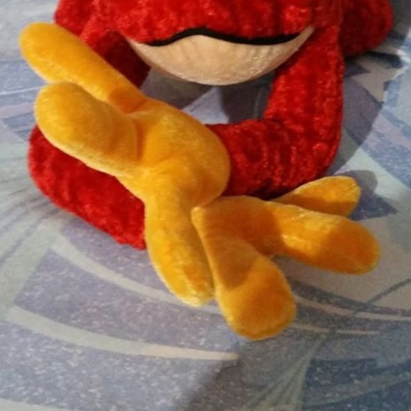 A stuffed frog isn't he just adorable - Picture 3 of 3